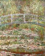 Claude Monet Bridge over a Pond of Water Lilies oil